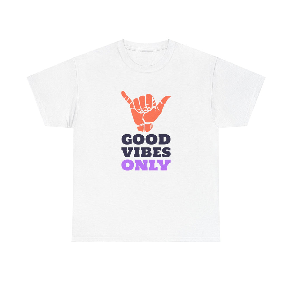 Unisex Heavy Cotton Tee GOOD VIBES