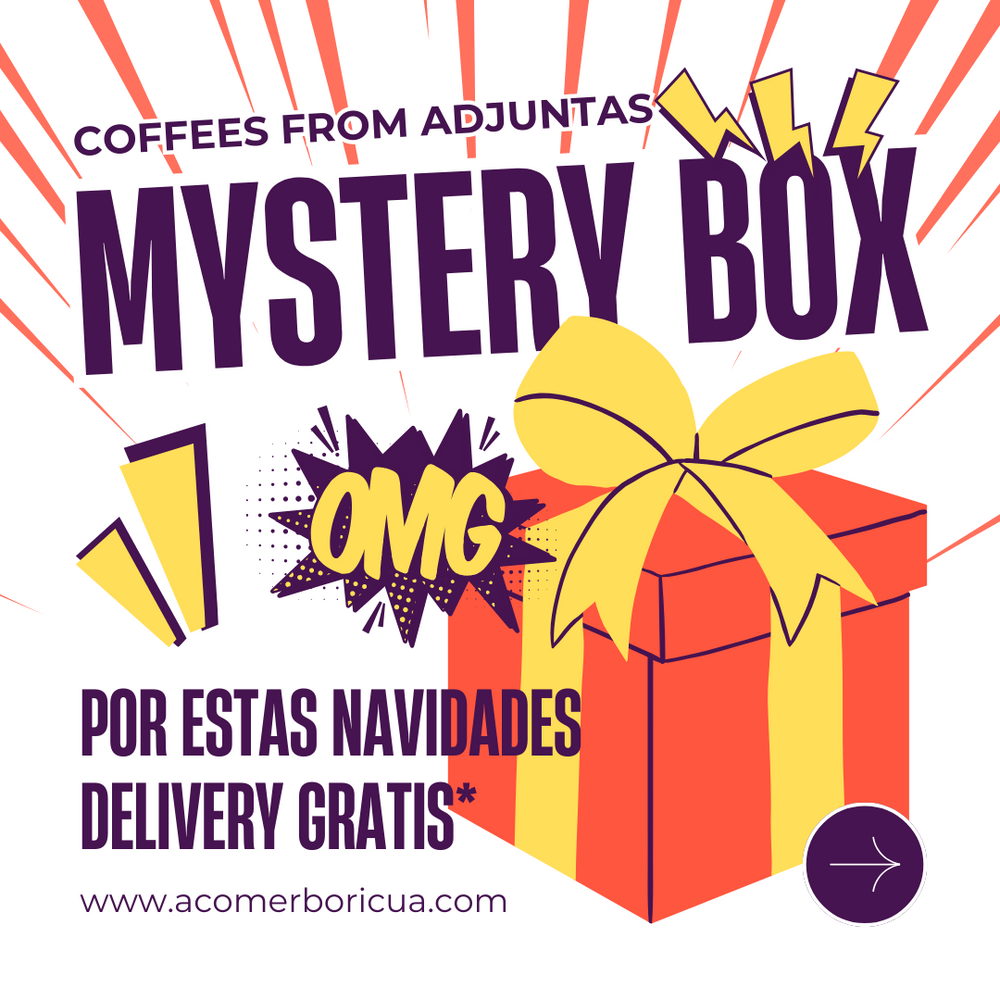 MYSTERY BOX (4 CAFÉS DE 8.8 OZ) 100% ARÁBICA DE PUERTO RICO- (EDICION LIMITADA)