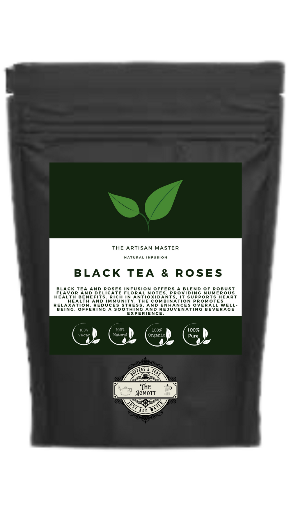 BLACK TEA & PINK PETALS ROSES