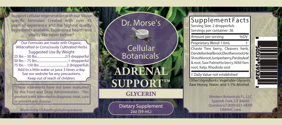 
                  
                    ADRENAL SUPPORT (KIDNEY RELIEF) (2 OZ Glycerin)
                  
                