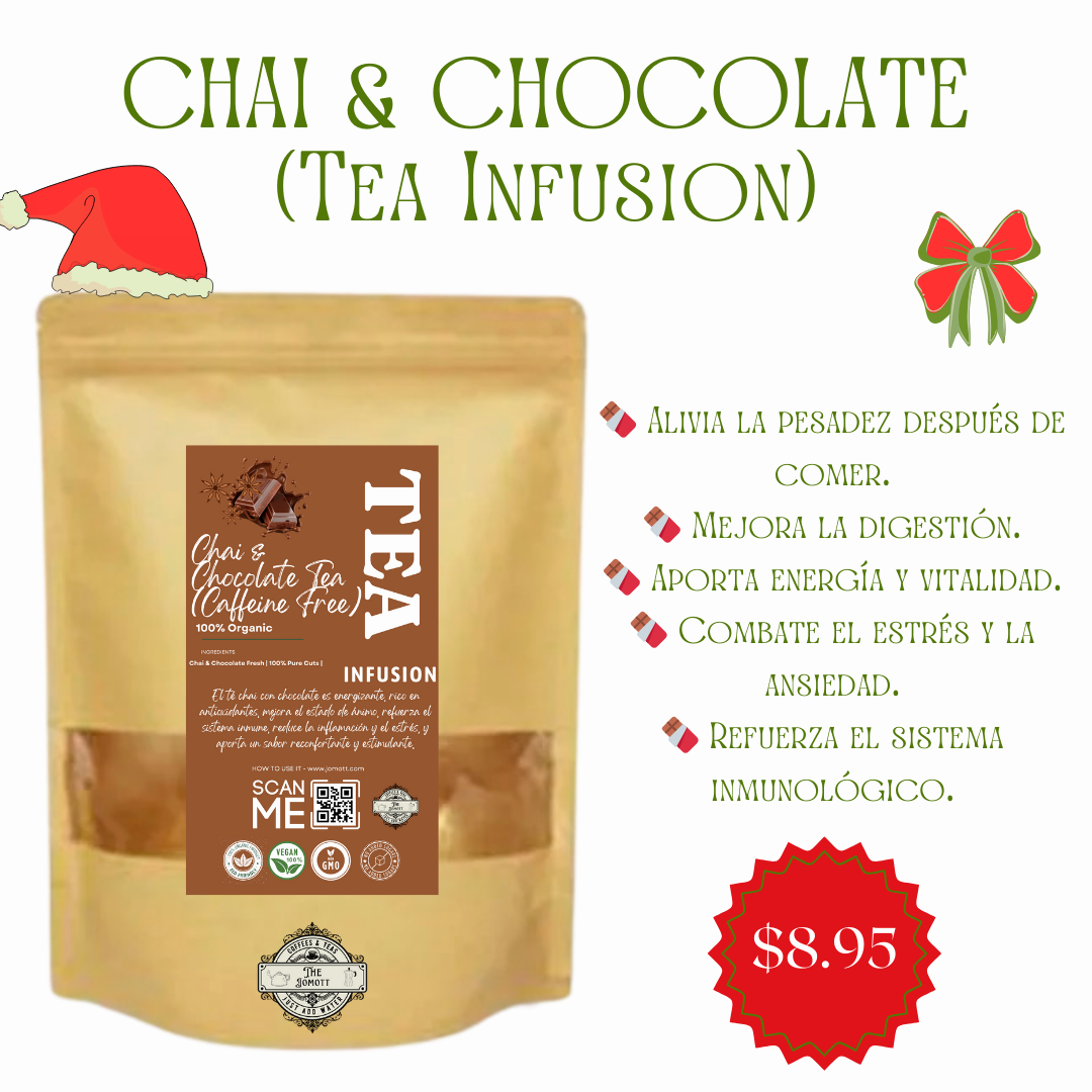 Chai & Chocolate (Libre de cafeina) Te infusion