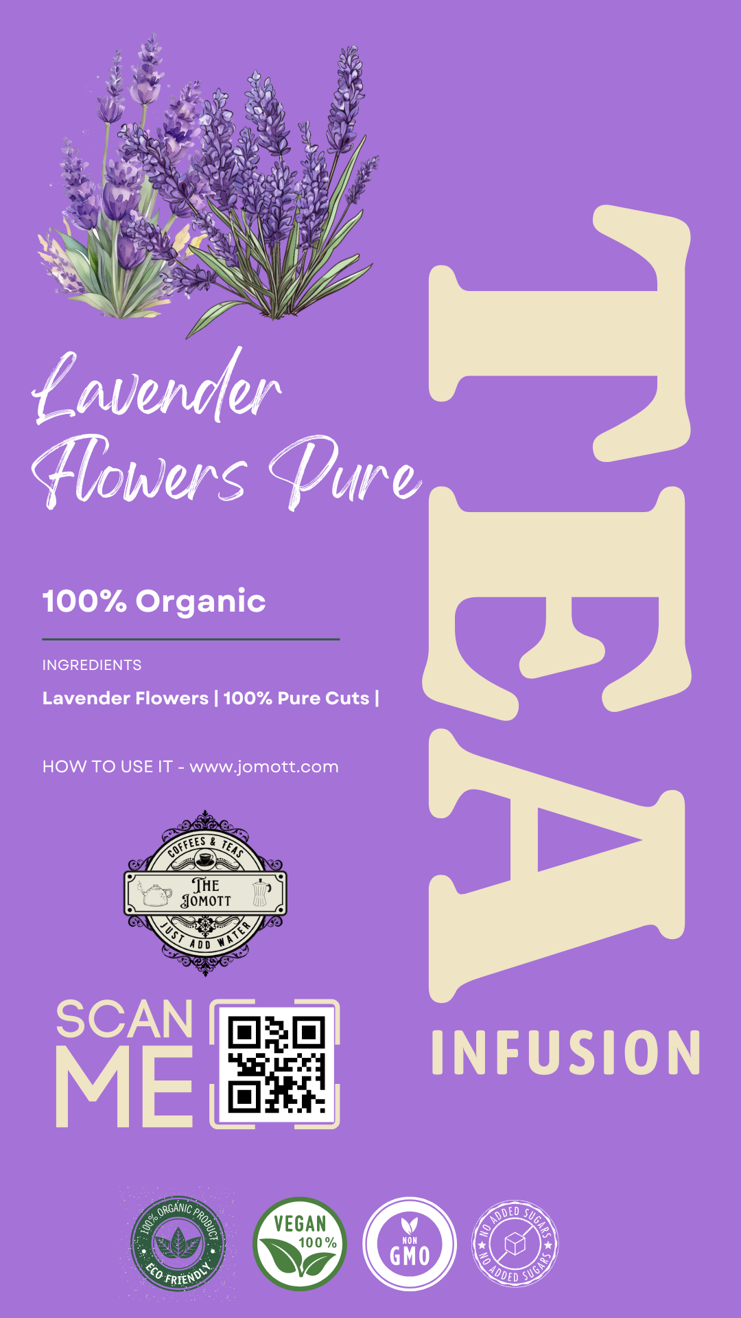 Lavender Pure Flowers (Tea Infusion)