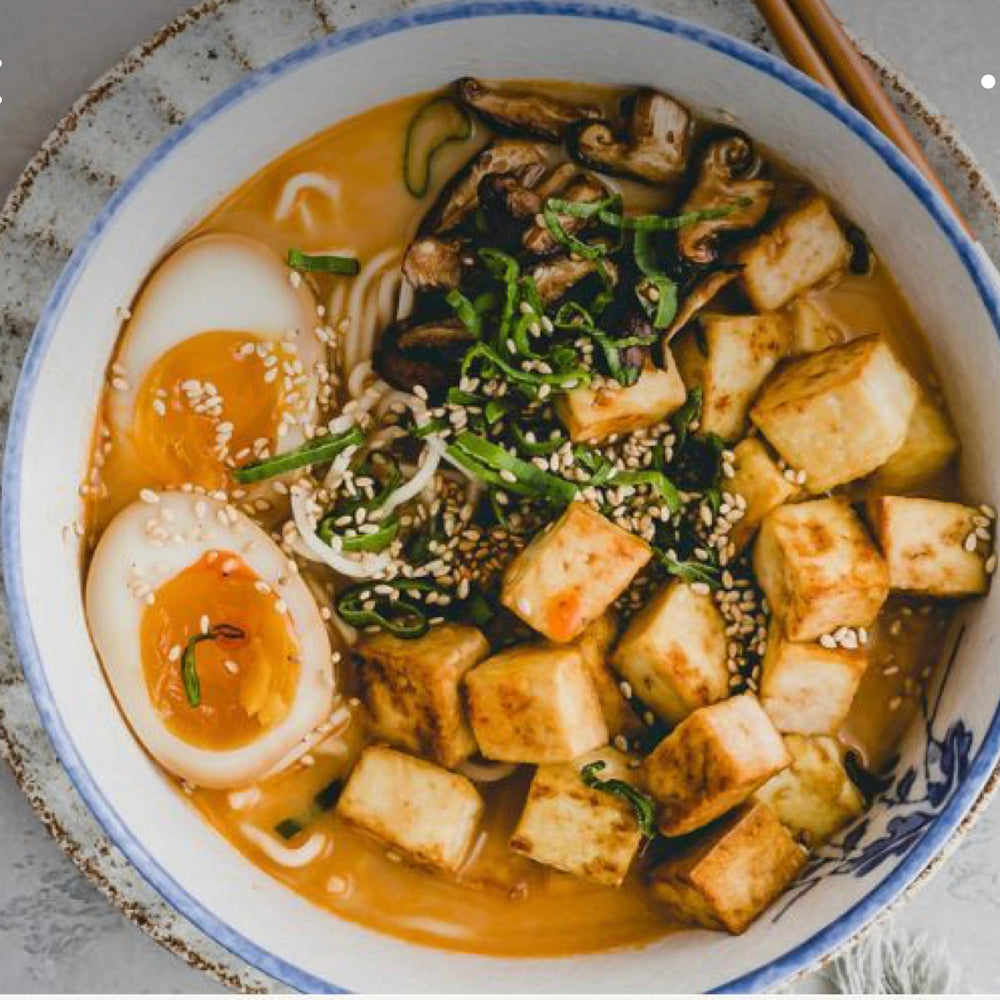 HOMEMADE TOFU RAMEN (100% VEGANO)