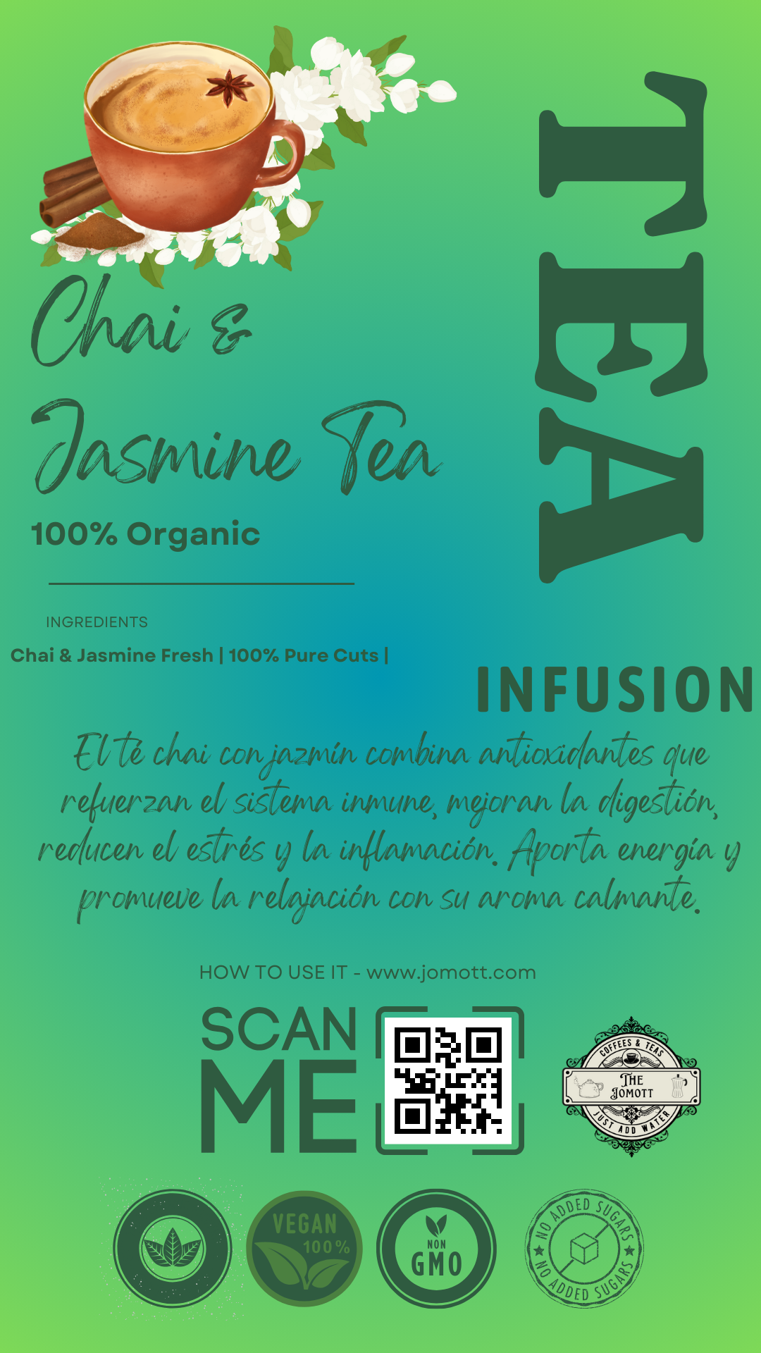 Chai & Jasmine (Te Infusion)