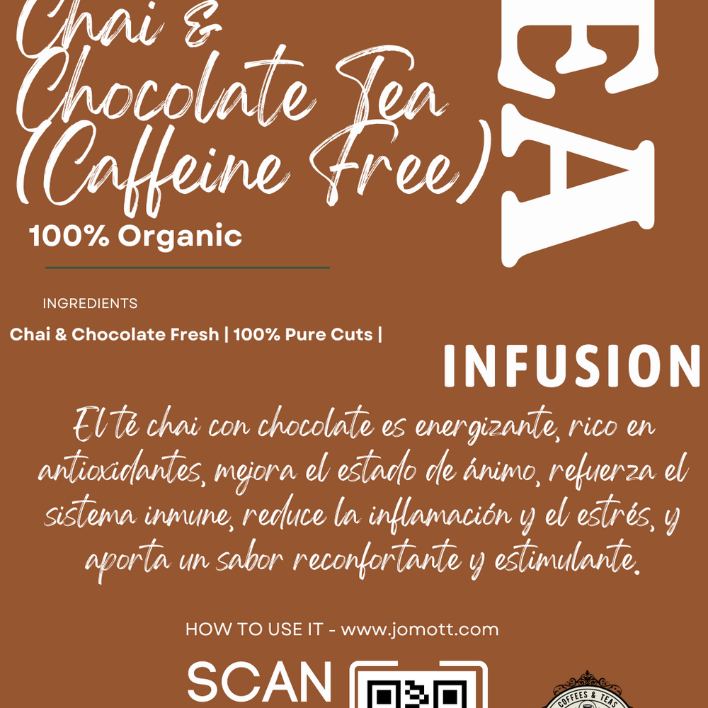 Chai & Chocolate (Libre de cafeina) Te infusion