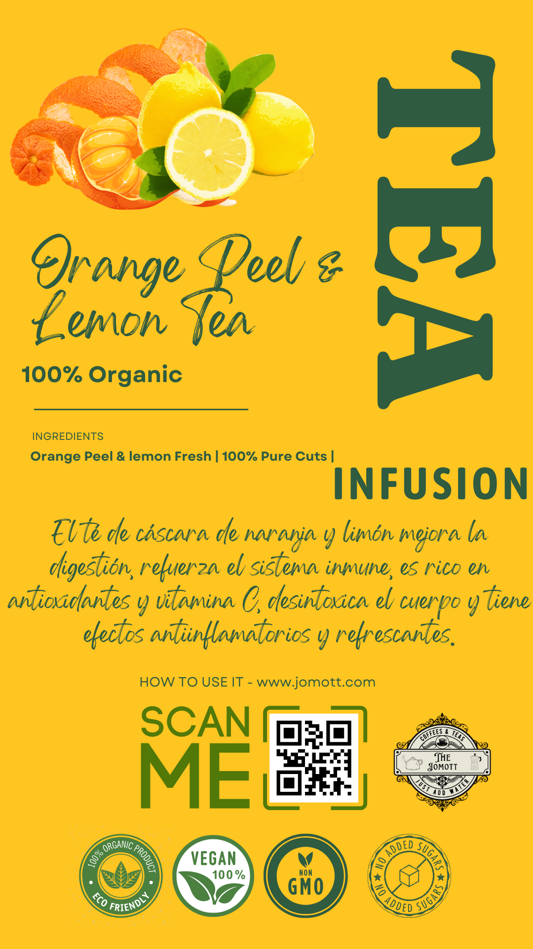 Orange & Lemon Peel (Tea Infusion)