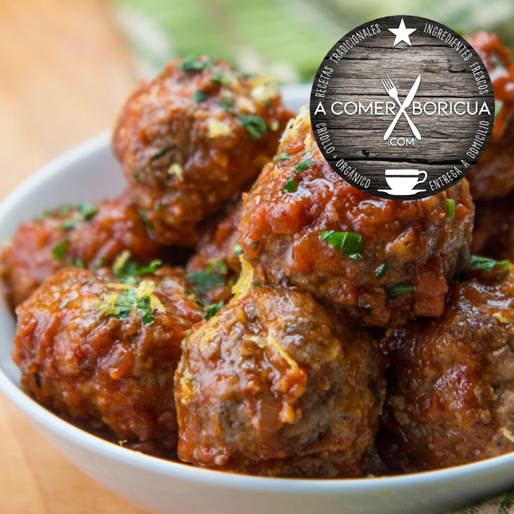 ALBONDIGAS ANGUS EN SALSA CRIOLLA