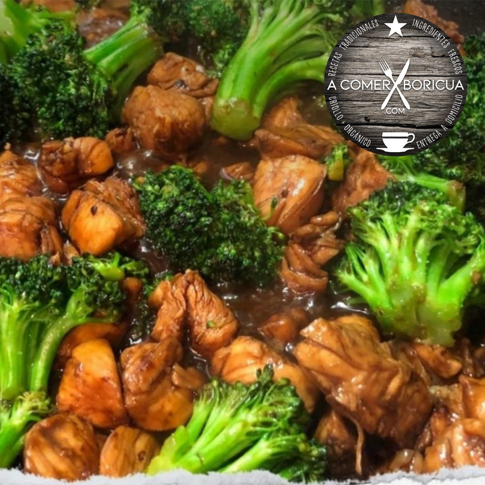 CHICKEN & BROCOLI TERIYAKI (NON GMO) W/ ARROZ THAI