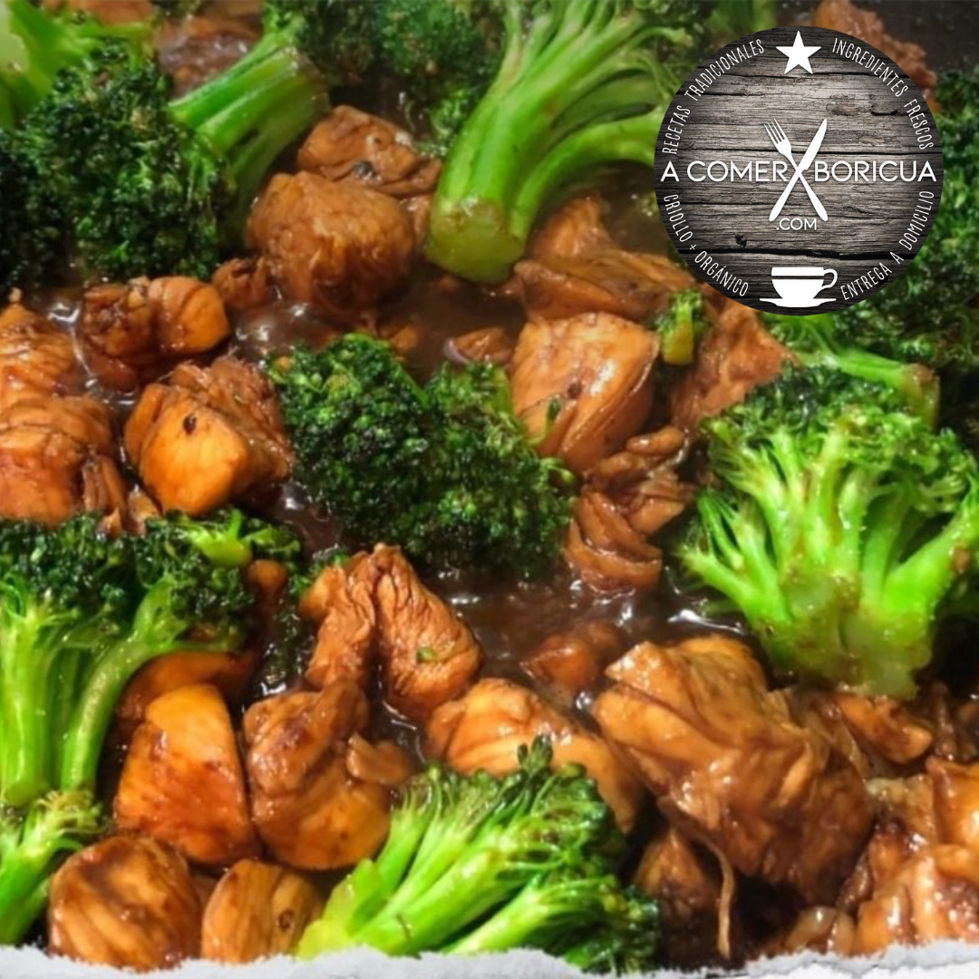 CHICKEN & BROCOLI TERIYAKI (NON GMO) W/ ARROZ THAI