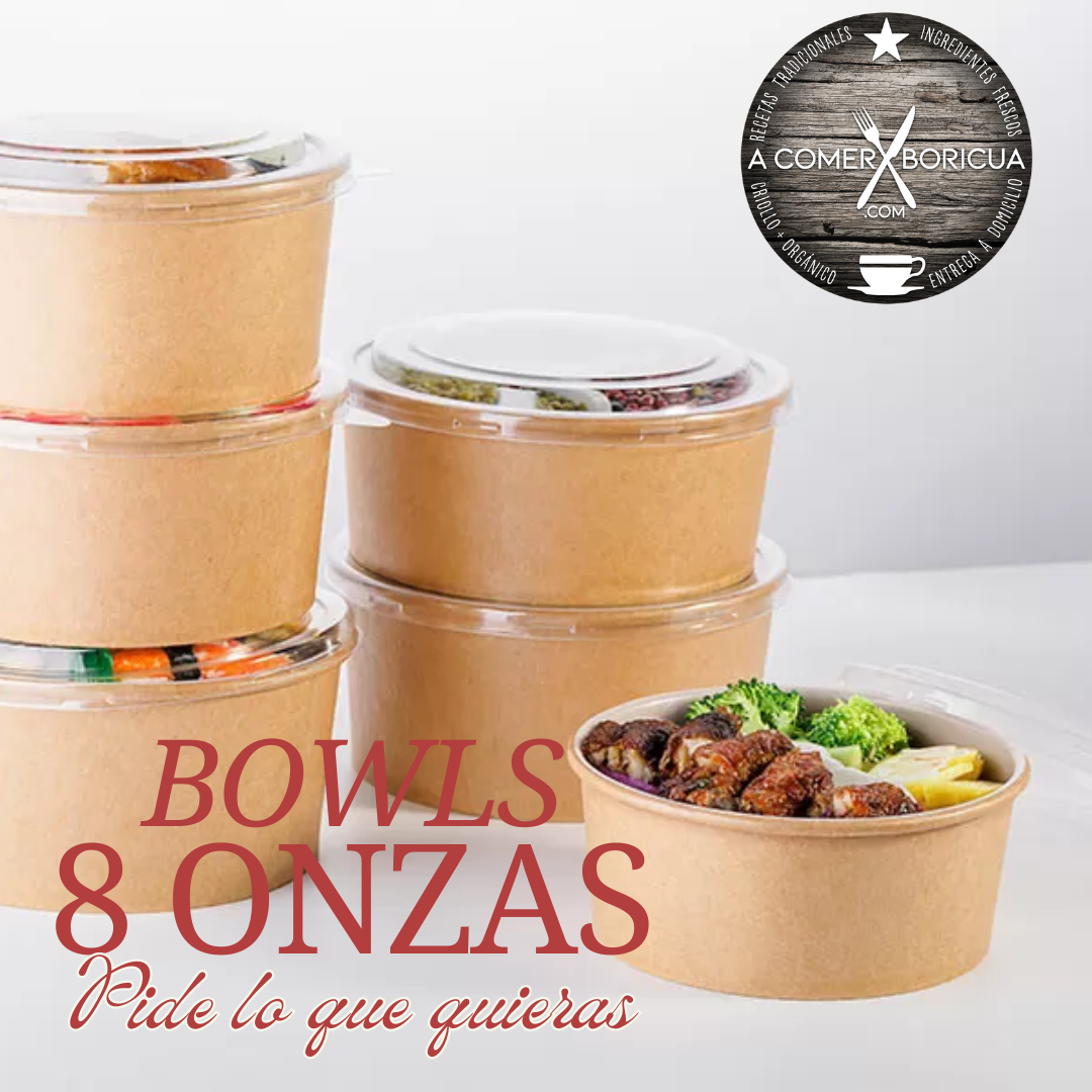 ACOMPAÑANTES EN BOWLS DE 8 ONZAS